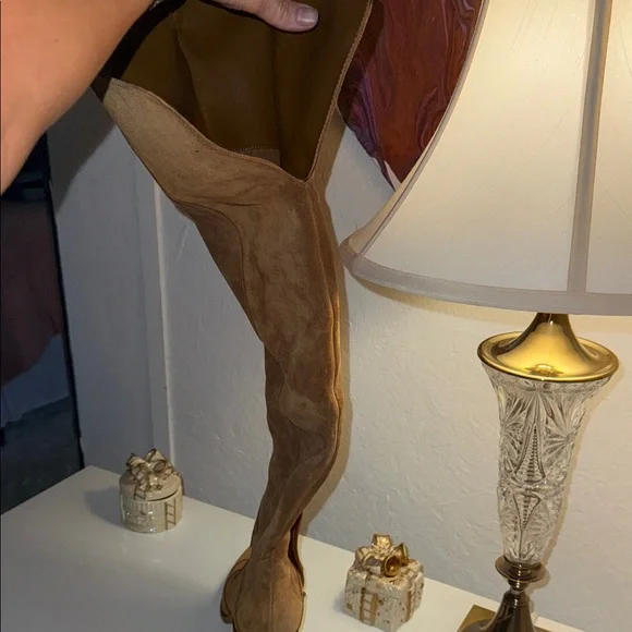 Vince Camuto Tan Over the Knee Boots - Picture 5 of 5